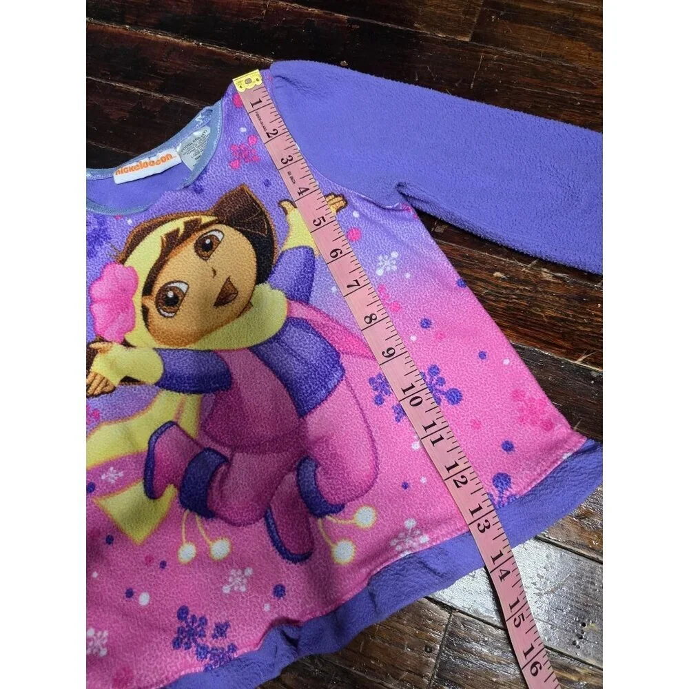 2011 Nickelodeon Dora The Explorer Purple Pajama Top 4T